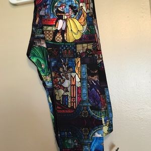 Beauty and the Beast Leggings NWT